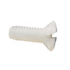 Countersunk Screws - 4-40 UNC - 2.85mm - 4.8 mm - Nylon - Zytel 101 - Slotted