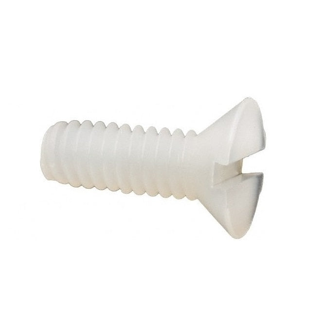 Countersunk Screws - 2-56 UNC -2.18mm- 6.4 mm - Nylon -Zytel 101-