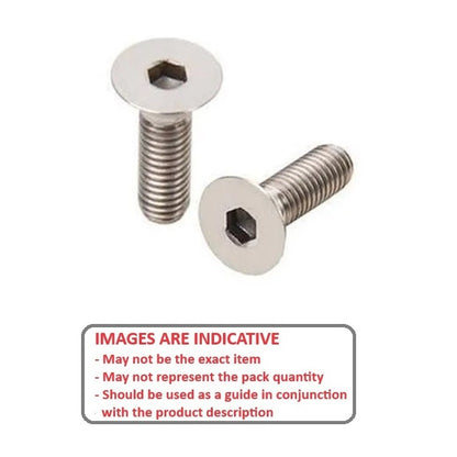 1062229 | SK050M-006-SK-S4 (100 Pcs) --- Countersunk Screws - M5 -5x0.8mm- 6 mm - 304 Stainless