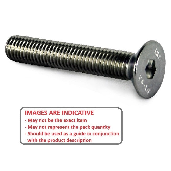 1065229 | SK050M-060-SK-S4 (50 Pcs) --- Countersunk Screws - M5 -5x0.8mm- 60 mm - 304 Stainless