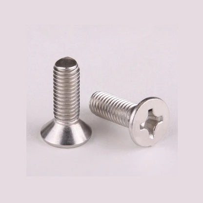 1040600 | SK022C-005-PH-S4 (50 Pcs) --- Countersunk Screws - 2-56 UNC - 2.18mm - 4.8 mm - 304 Stainless Phillips Screw