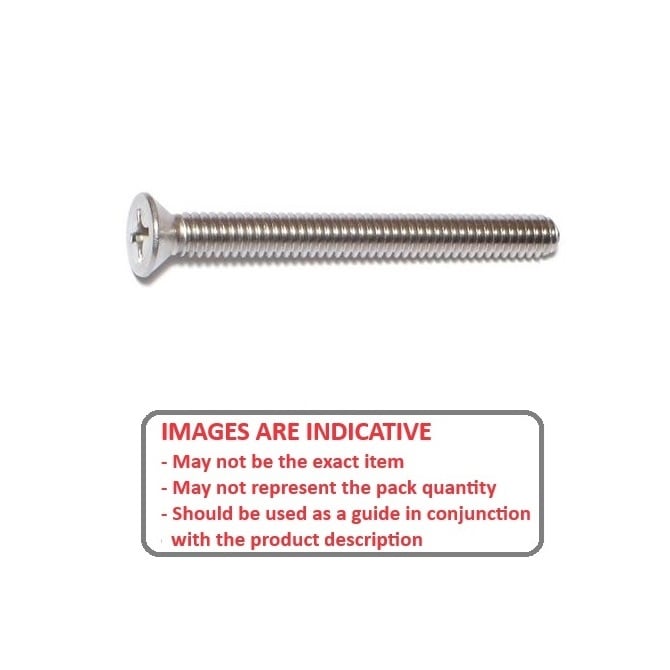 1055864 | SK040M-040-PH-S4 (20 Pcs) --- Countersunk Screws - M4 -4x0.7mm- 40 mm - 304 Stainless