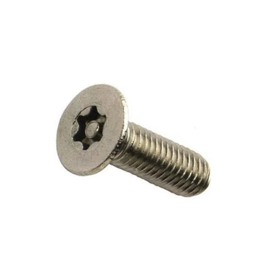 Security Screws - M6 - 6x1mm - 12 mm - Steel Case Hardened Zinc Alloy Socket