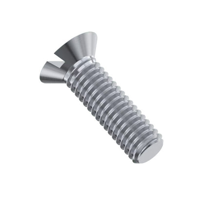 1041853 | SK025M-006-SL-S4 (30 Pcs) --- Countersunk Screws - M2.5 - 2.5x0.45mm - 6 mm - 304 Stainless Slotted Screw