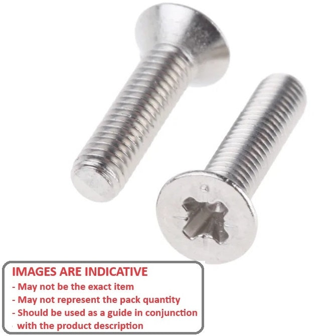1045247 | SK030M-010-PH-TC2 (5 Pcs) --- Countersunk Screws - M3 - 3x0.5mm - 10 mm - Titanium CP Grade 2 Phillips Screw