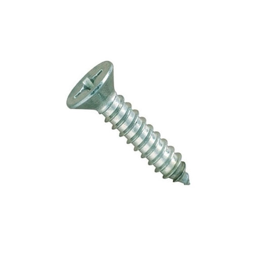 Self Tapping Screws - 2.85x6.4 mm - 4  Countersunk - Zinc Plated Steel