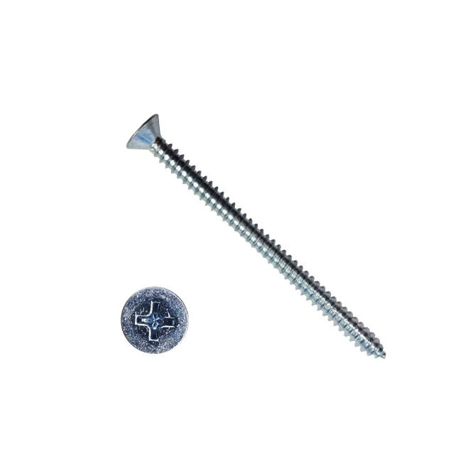 1055457 | SKT0417-032-PH-CZ (100 Pcs) --- Self Tapping Screws - 4.17x31.8 mm - 8 Countersunk - Zinc Plated Steel Screw