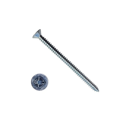 1055472 | SKT0417-045-PH-CZ (100 Pcs) --- Self Tapping Screws - 4.17x44.5 mm - 8 Countersunk - Zinc Plated Steel Screw