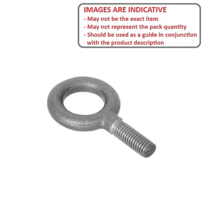 1102142 | FP-5RS --- Threaded Shank Eye Bolts - 1/2-13 UNC - 12.7mm - 38.1x27.781 mm Plain