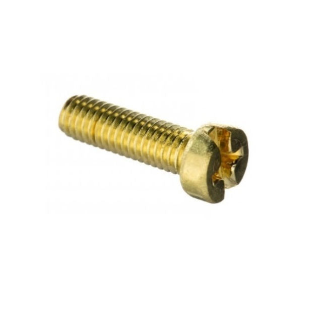 1067664 | SC060M-025-F-PH-BR (100 Pcs) --- Fillister Head Screws - M6 -6x1mm- 25 mm - Brass