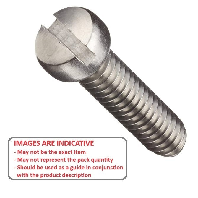 1053373 | SC040M-016-F-SL-S4 (50 Pcs) --- Fillister Head Screws - M4 -4x0.7mm- 16 mm - 304 Stainless