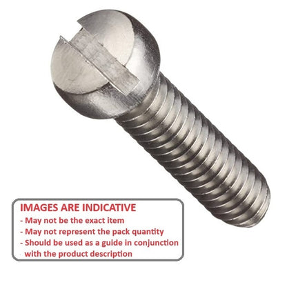 1053373 | SC040M-016-F-SL-S4 (50 Pcs) --- Fillister Head Screws - M4 -4x0.7mm- 16 mm - 304 Stainless