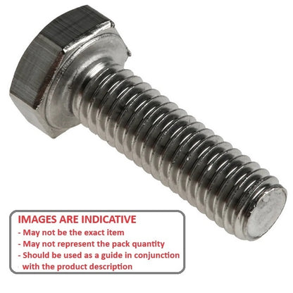 1044900 | SC030M-008-H-S4 (50 Pcs) --- Hex Head Screws - M3 - 3x0.5mm - 8 mm - 304 Stainless 304 Stainless Screw