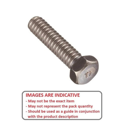 1093912 | SC100M-035-HS-T5 (50 Pcs) --- Hex Head Screws - M10 -10x1.5mm- 35 mm - Titanium Grade 5