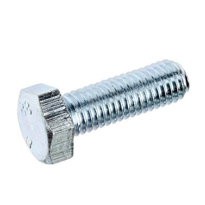Hex Head Screws - M6 - 6x1mm - 30 mm - Zinc Plated Steel Steel Zinc Plated