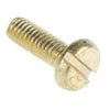 Pan Head Screws - M2.5 - 2.5x0.45mm - 20 mm - Brass Slotted