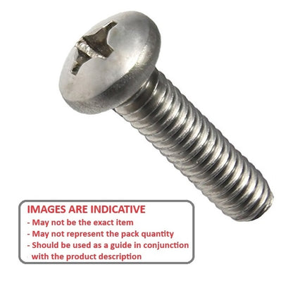 1045249 | SC030M-010-P-PH-S6 (10 Pcs) --- Pan Head Screws - M3 -3x0.5mm- 10 mm - 316 Stainless