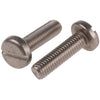 Pan Head Screws - M2 - 2x0.4mm - 6 mm - 303 Stainless Slotted