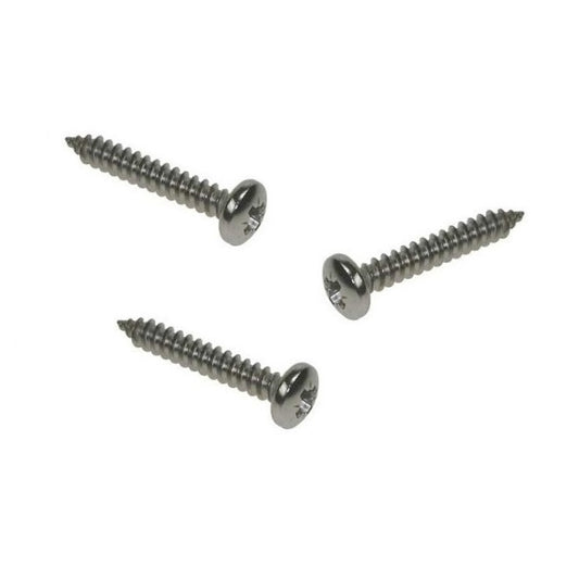 Self Tapping Screws - 3.5x25.4 mm - 6  Pan Head - Stainless Steel 304 Similar to A2, 18-8 HRB80