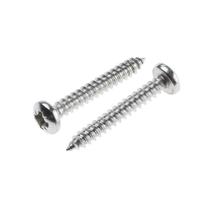 Self Tapping Screws - 3.5x31.8 mm - 6  Pan Head - Stainless Steel 304 Similar to A2, 18-8 HRB80