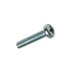 Pan Head Screws - M8 - 8x1.25mm - 30 mm - Zinc Plated Steel Pozidrive Steel