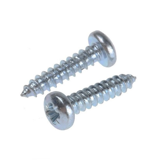 Self Tapping Screws - 4.17x19 mm - 8  Pan Head - Zinc Plated Steel
