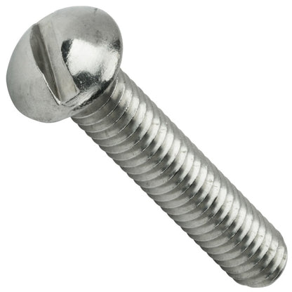1040602 | SC022C-005-R-SL-S4 (45 Pcs) --- Round Head Screws - 2-56 UNC - 2.18mm - 4.8 mm - 304 Stainless Slotted Screw