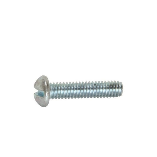 Round Head Screws - 3/16-24 BSW -4.76mm- 19.1 mm - Zinc Plated Steel