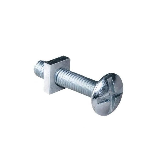 1075837 | SC079W-032-RB-CZ (100 Pcs) --- Roof Bolt Screws - 5/16-18 BSW -7.94mm- 31.8 mm - Zinc Plated Steel