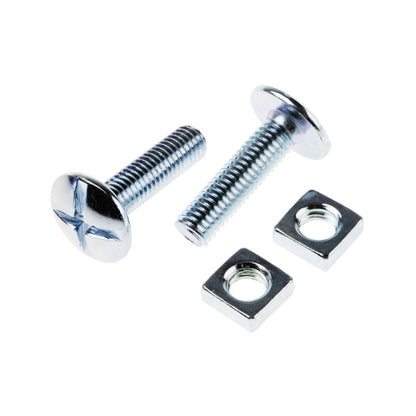 1056814 | SC048W-045-RB-CZ (100 Pcs) --- Roof Bolt Screws - 3/16-24 BSW - 4.76mm - 44.5 mm - Zinc Plated Steel Screw