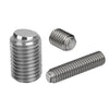 Flat Tip Aligning Socket Set Screws - M12 - 12x1.75mm - 40 mm - Aligning Flat Tip  - 304 Stainless Steel A2, 18-8 with 440C Stainless HRC 50-55 tip