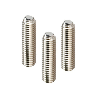 1081268 | SS080M-0240-S4-S440-FB --- Flat Tip Aligning Socket Set Screws - M8 - 8x1.25mm - 24 mm - Aligning Flat Tip - 304 Stainless Steel with 440C Stainless HRC 50-55 tip Screw