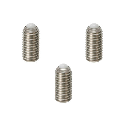 Rolling Ball Tip Socket Set Screws - M4 -4x0.7mm- 5.6 mm  - 304 Stainless Steel with Polyacetal tip