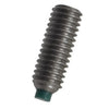 Nylon Tipped Socket Set Screws - 6-32 UNC - 3.5mm - 3.2 mm  304 Stainless Steel - Stainless Steel 18-8 Similar to A2, 303, 304 