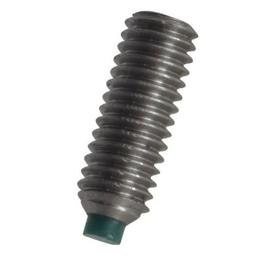 Nylon Tipped Socket Set Screws - M2 - 2x0.4mm - 6.2 mm  304 Stainless Steel - Stainless Steel 304 Similar to A2, 18-8 HRB80