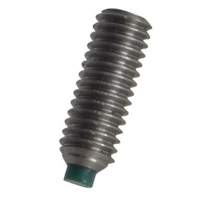 Nylon Tipped Socket Set Screws - 10-32 UNF - 4.76mm - 9.5 mm 304 Stainless Steel - Stainless Steel 18-8 Similar to A2, 303, 304 Screw