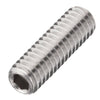 Standard Cup Point Socket Set Screws - 10-32 UNF - 4.76mm - 3.2 mm  Zinc Plated DIN916 - Carbon Steel - Hardened