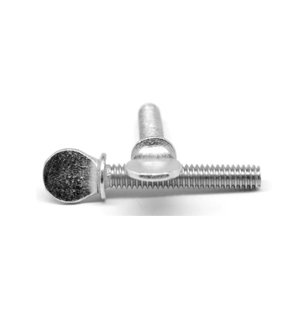 1071534 | THS064C-013-F-CS-WF (100 Pcs) --- Thumb Screws - 1/4-20 UNC - 6.35mm - 12.7x28.58 mm Flat Key Head - Malleable Iron Screw