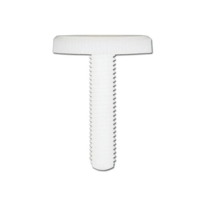 1057390 | THS048C-019-K-NY --- Thumb Screws - 10-24 UNC - 4.76mm - 19.05x23.81 mm Knurled - NYLATRON GS PA66 + MoS2 Screw