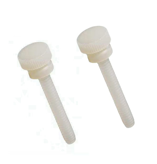 1043333 | THS028C-019-K-NY-WF (10 Pcs) --- Thumb Screws - 4-40 UNC - 2.85mm - 19.05x26.19 mm Knurled - Nylon Polyamide 6/6 Screw