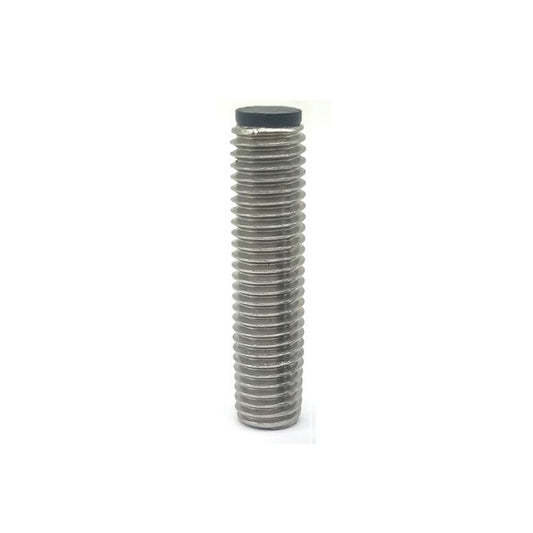 Urethane Tipped Socket Set Screws - M6 - 6x1mm - 30 mm   - 304 Stainless Steel with 304 Stainless Steel tip
