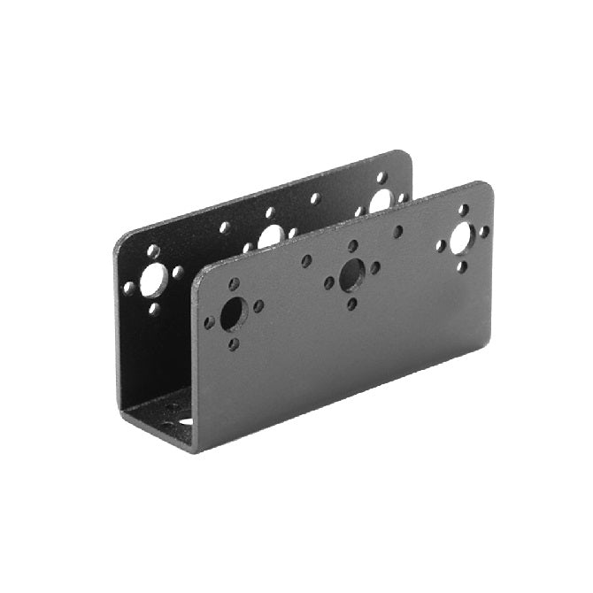 Servo Motor Brackets Hobby - 90L x 40H x 25W mm Aluminium Bracket - 3 Mount positions each side and base