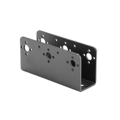 1181220 | SVB-90-40-25-AL (5 Pcs) --- Servo Motor Brackets Hobby - 90L x 40H x 25W mm Aluminium Bracket - 3 Mount positions each side and base
