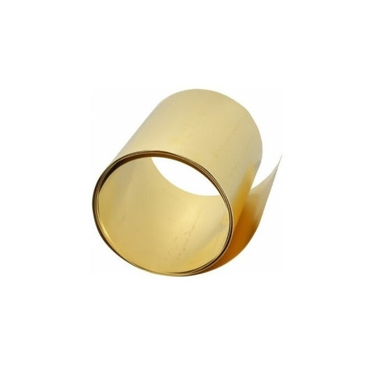 Brass Shim and Foil - 0.025x152.4x2540 mm - Brass Commercial