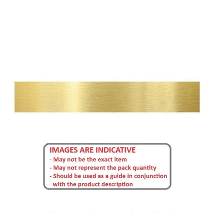 1002603 | SHM-0794-0002-0305-BR (2 Pcs) --- Brass Strip - 0.794x1.588x304.8 mm - Brass