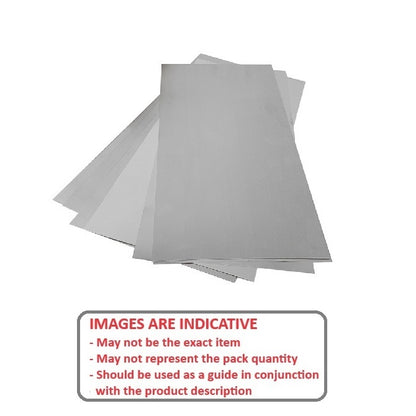 1001680 | SHM-0350-0200-0100-304 --- Stainless Steel Shim and Foil - 0.35x200x100 mm - Stainless Steel 304 Similar to A2, 18-8 HRB80