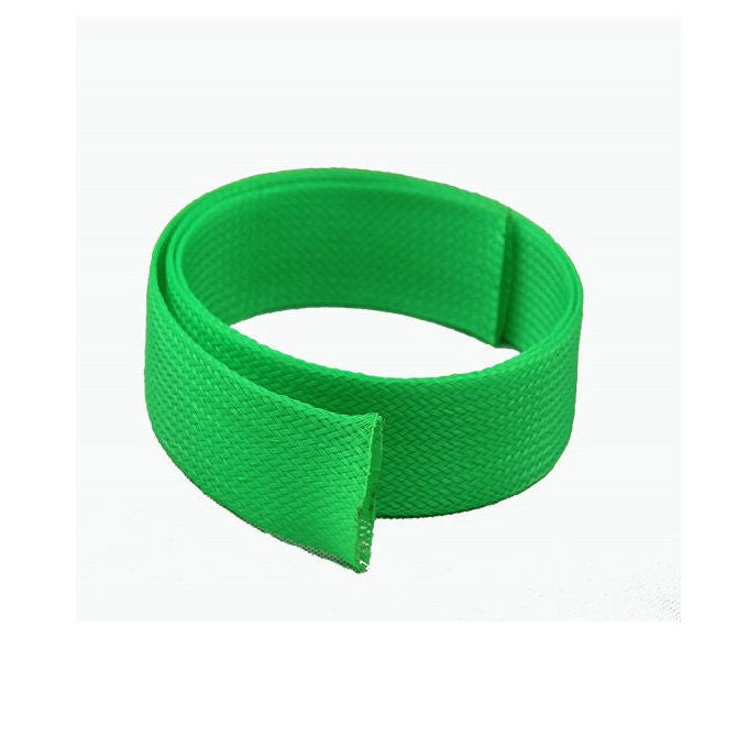 1084370 | SLW-4RS (10 Pcs) --- Mesh Sleeving - 9.5 to 19.05 mm Green