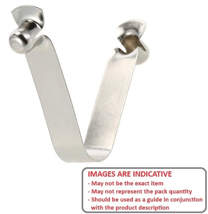 1070541 | SBTN-0635-DE --- Double End Snap Buttons - 6.35x7.11x0.457 mm