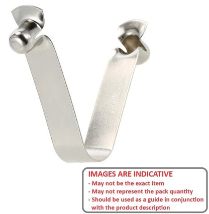 1075625 | SBTN-0793-DE --- Double End Snap Buttons - 7.93x9.4x0.508 mm Snap Button
