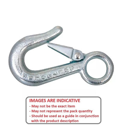 1094217 | BA-365RS --- Safety Hook Snaps - 11.1x19.05x101.6 mm - Steel Snap